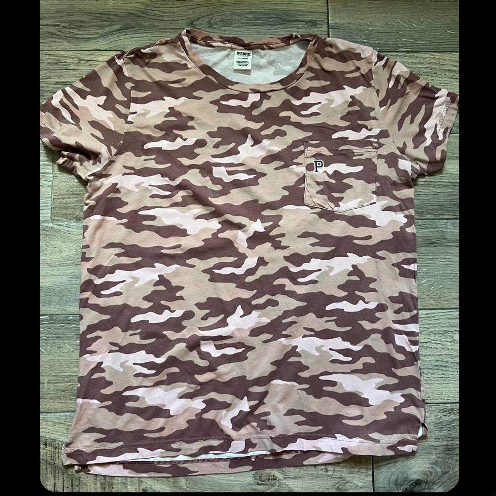 VS Pink Camo Women’s Cotton Shirt